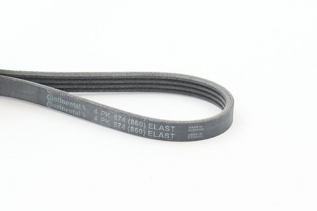 Courroie trapézoïdale à nervures CONTITECH 4PK874 ELAST